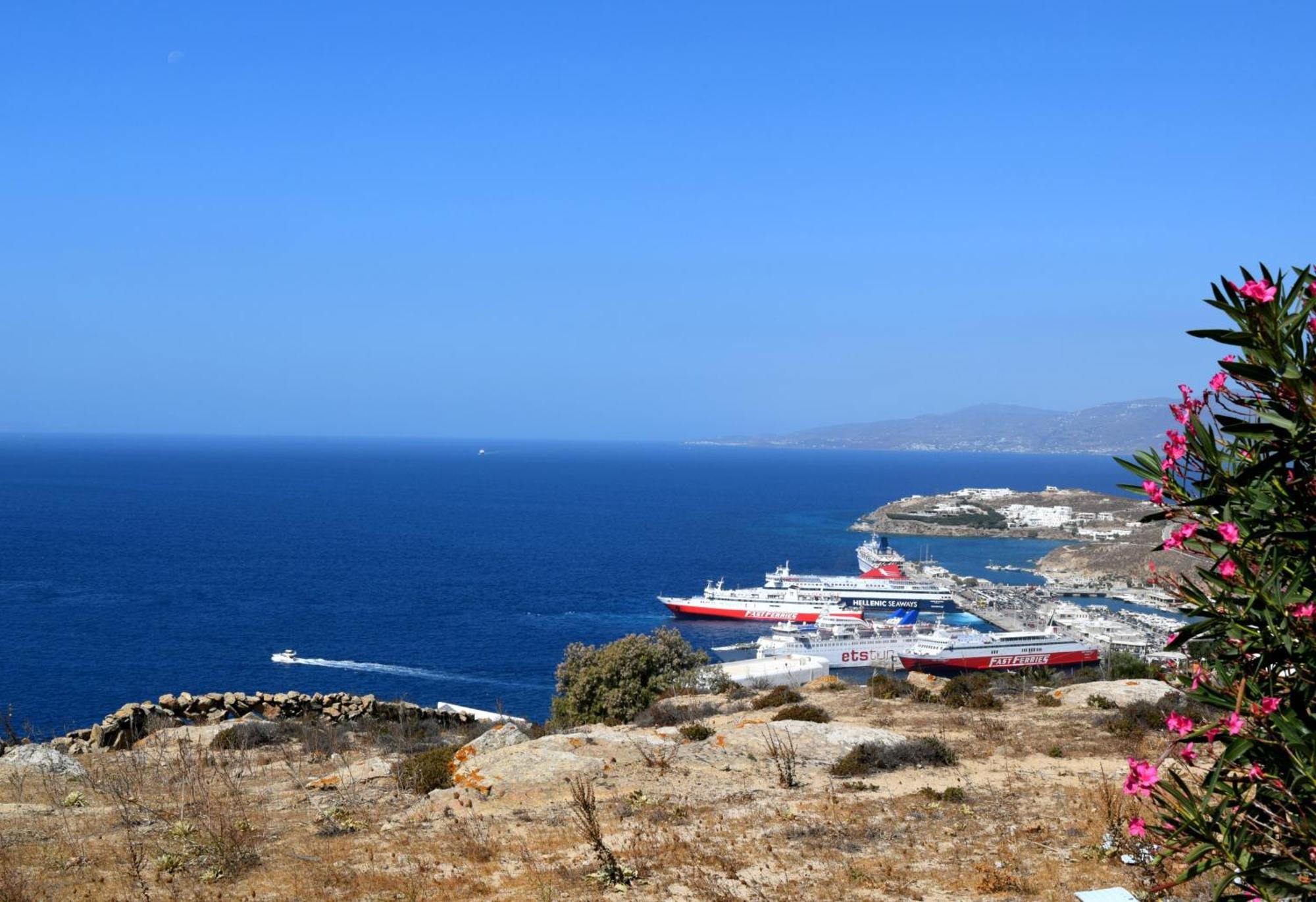 Апартаменты Sugar Blue Mykonos Town Экстерьер фото